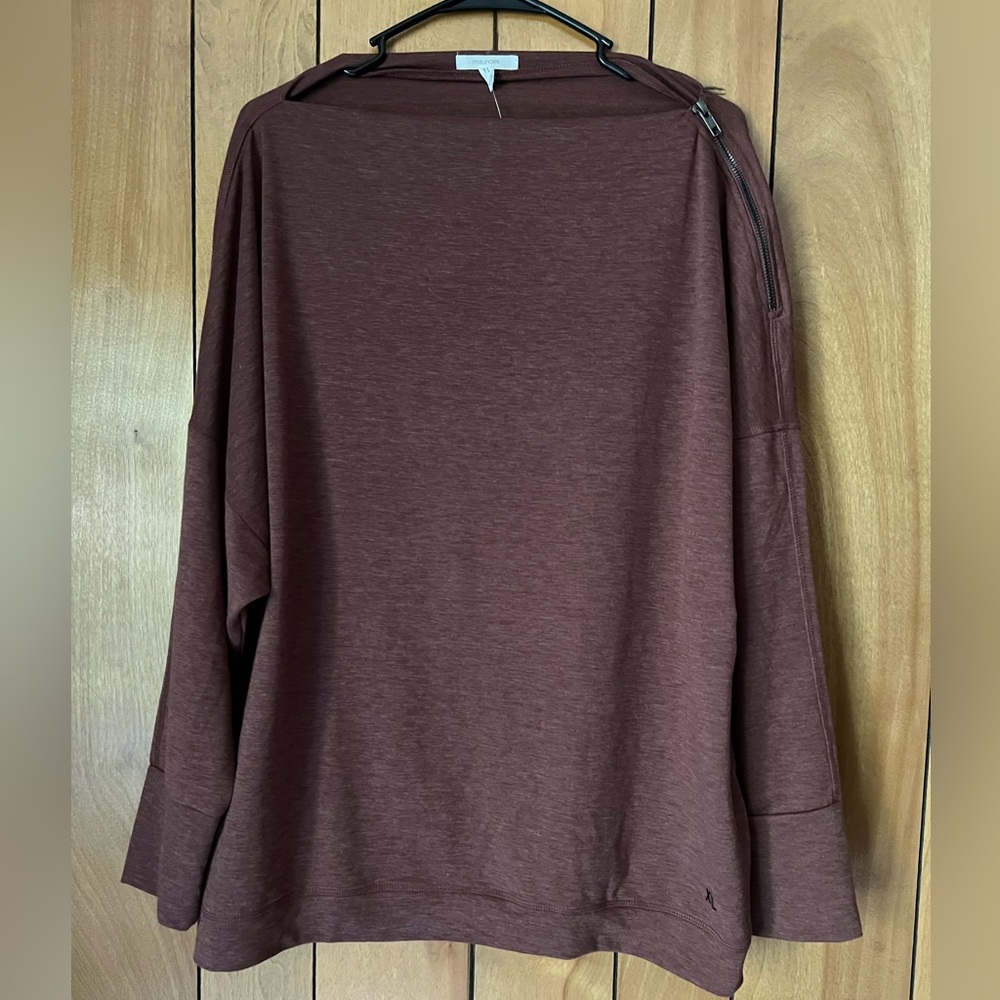 Maurices Long Sleeve Top with Zipper